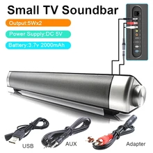 Portable Computer Speaker Subwoof Bluetooth Speaker Enhanced TV Soundbar Speaker 10W Bluetooth Speaker For Computer iPhone PC