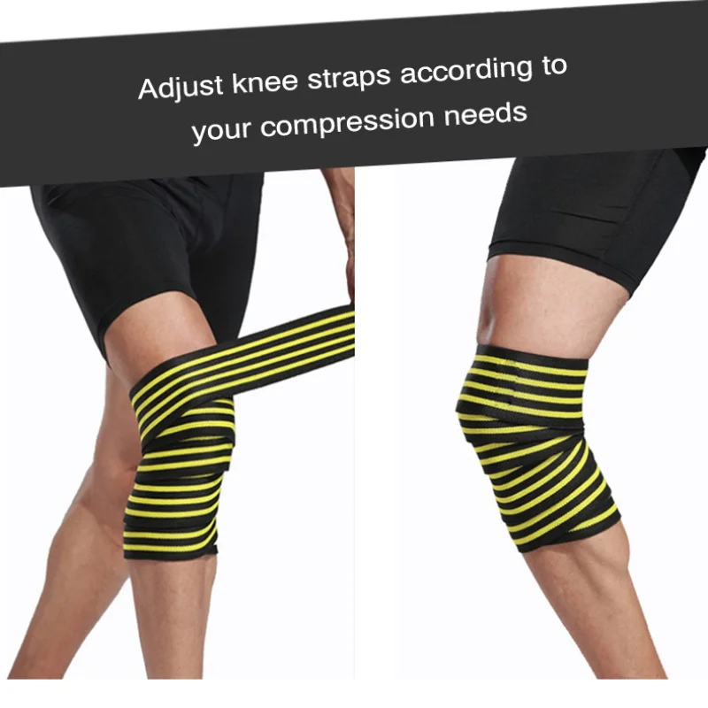 

16colors!! 1pc elastic knee support Gym Sports Wraps Men's Weight Lifting Bandage Straps Guard Pads ankle leg wrist wrap
