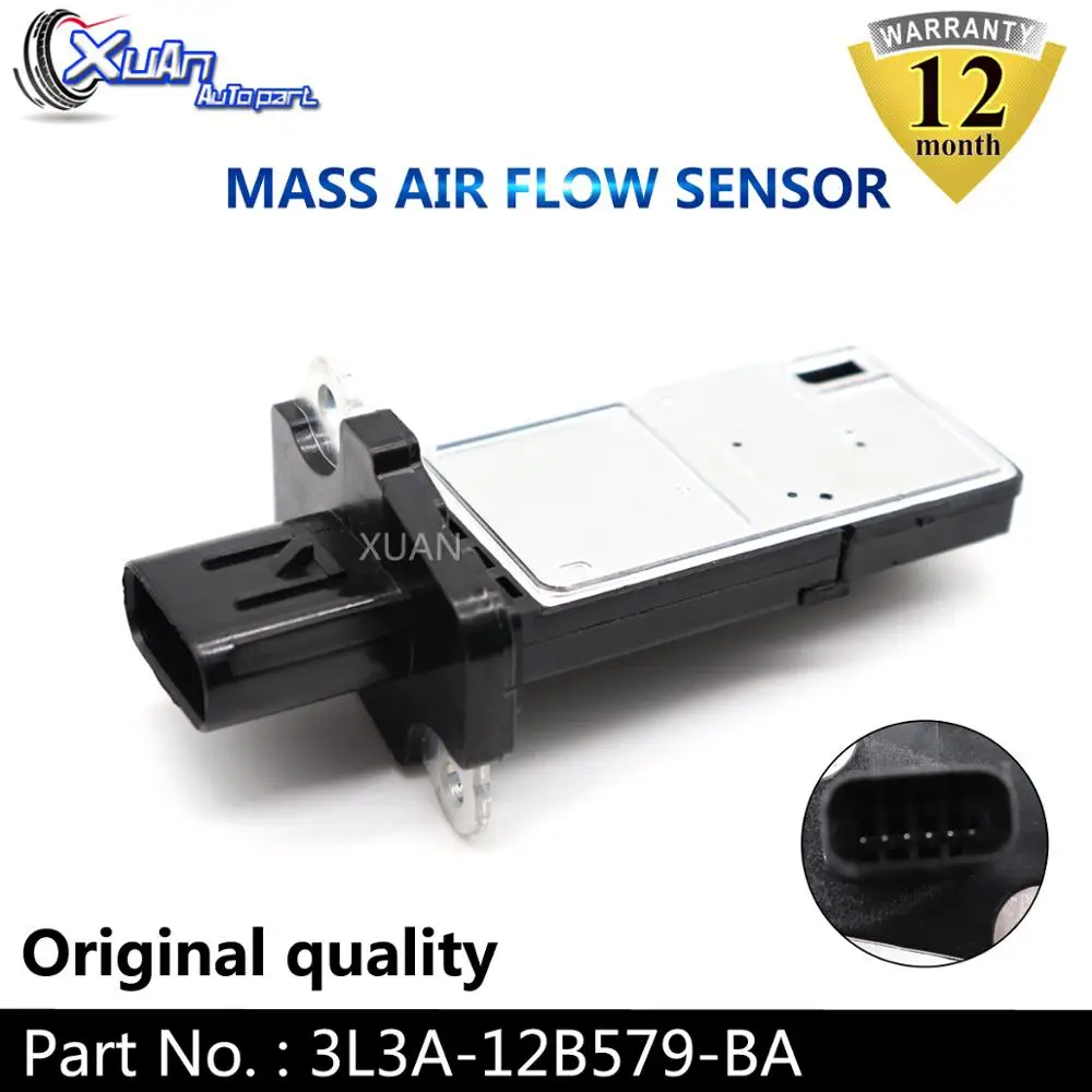 

XUAN MAF MASS AIR FLOW METER SENSOR 3L3A-12B579-BA For FORD FREESTAR FREESTYLE FUSION GT LOBO MUSTANG RANGER TAURUS X MAS0140