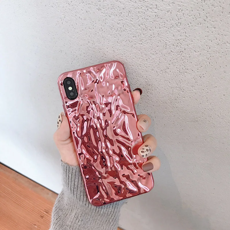 Роскошный чехол с абстрактной оловянной фольгой для телефона iphone XS Max XR X 11 Pro 8 7 6s 6