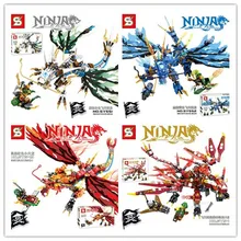 2016 SY522/SY551/SY552/SY549/SY546 Ninjagoes Minifigures Блоки Строительные блоки фигурки детей Подарок ребенку игрушки
