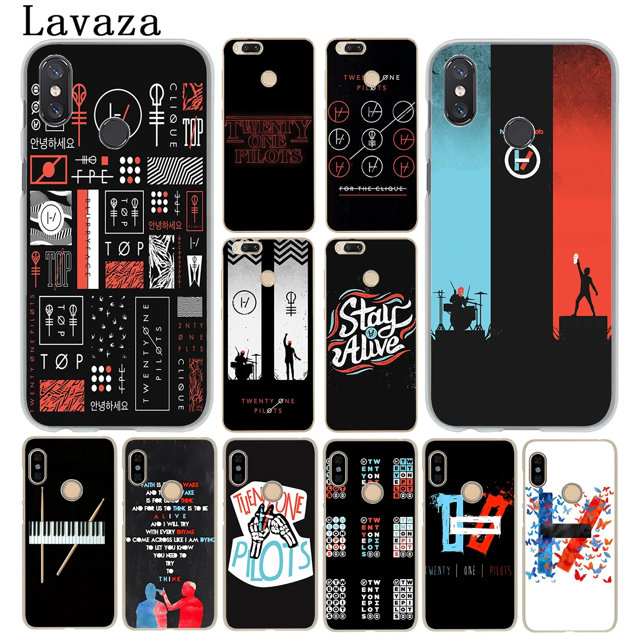 

Lavaza Twenty One Pilots 21 Pilots band Phone Case for Xiaomi MI 9 9T A3 Pro CC9 CC9E 8 SE A2 Lite A1 pocophone f1 6 6X 5X MAX 3