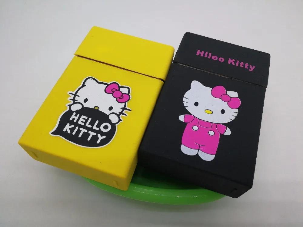Wholesale Hello Kitty Cigarette Case Cover Ladies Cigarettes Case