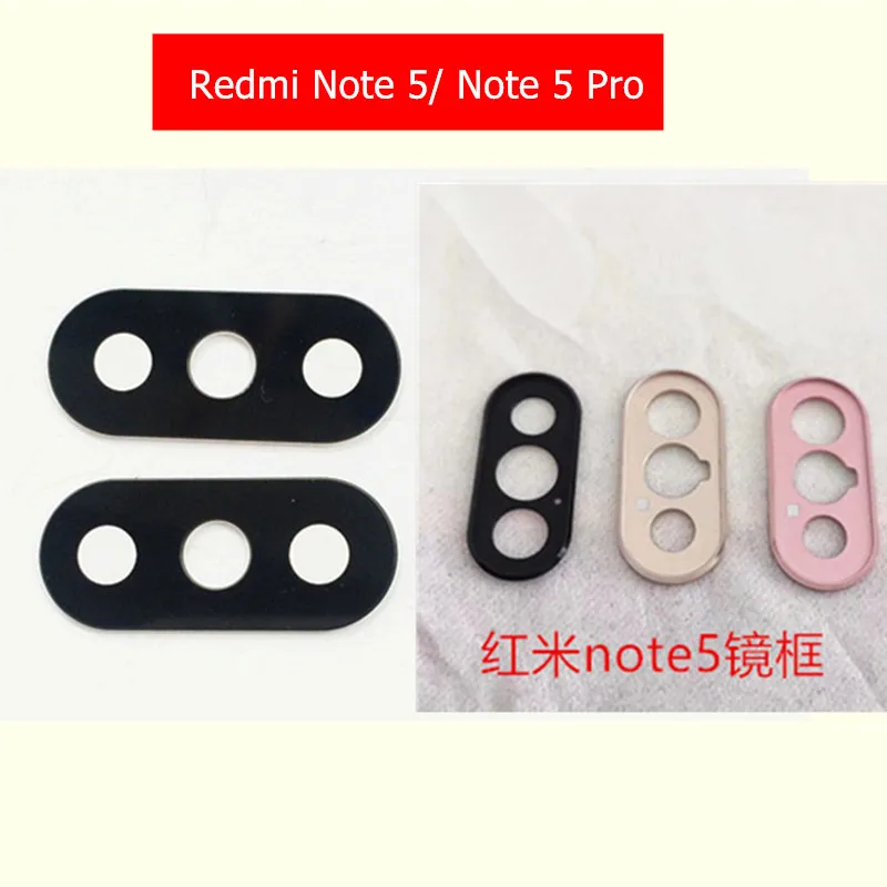 

for Xiaomi Redmi Note 5/ Note 5 Pro Camera Glass Lens Frame Back Rear Camera Glass Lens Frame Holder Repair Spare Parts