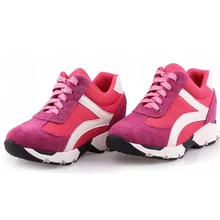 Женские весна-осень с дышащей сеткой замша Лоскутные Повседневные туфли студенческие путешествия на шнуровке низкий со скрытой танкеткой;