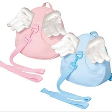 Ультра рюкзаки дети малыш сумка крыло ангела двойной плечи рюкзак муха крыло маленький ребенок дети девушки подарки анти-потерянный