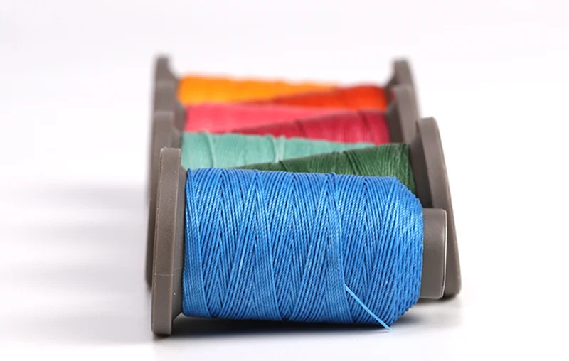 WUTA 90 м кожаная швейная круглая вощеная нить 0,55 мм полиэфирная ручная швейная линия инструмент для кожевенного ремесла, экономичная международная