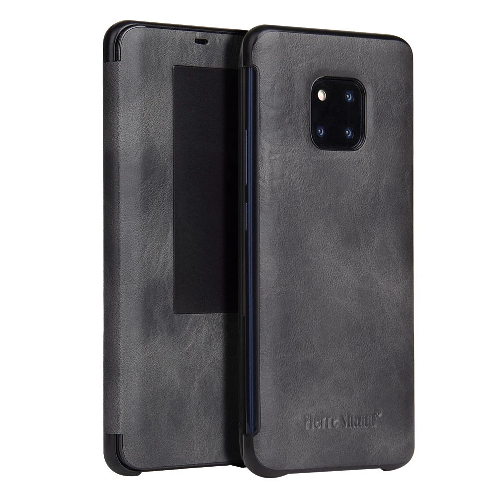 Чехол newisdom для huawei mate 20 pro из натуральной кожи mate20 умный флип защитный чехол 10