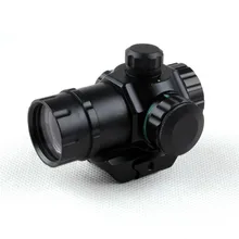 Tactical Hunting Parallax Free 1X21 Dual Illuminated Micro Red Green Dot Reflex Sight Scope With Weaver Picatinny Mount