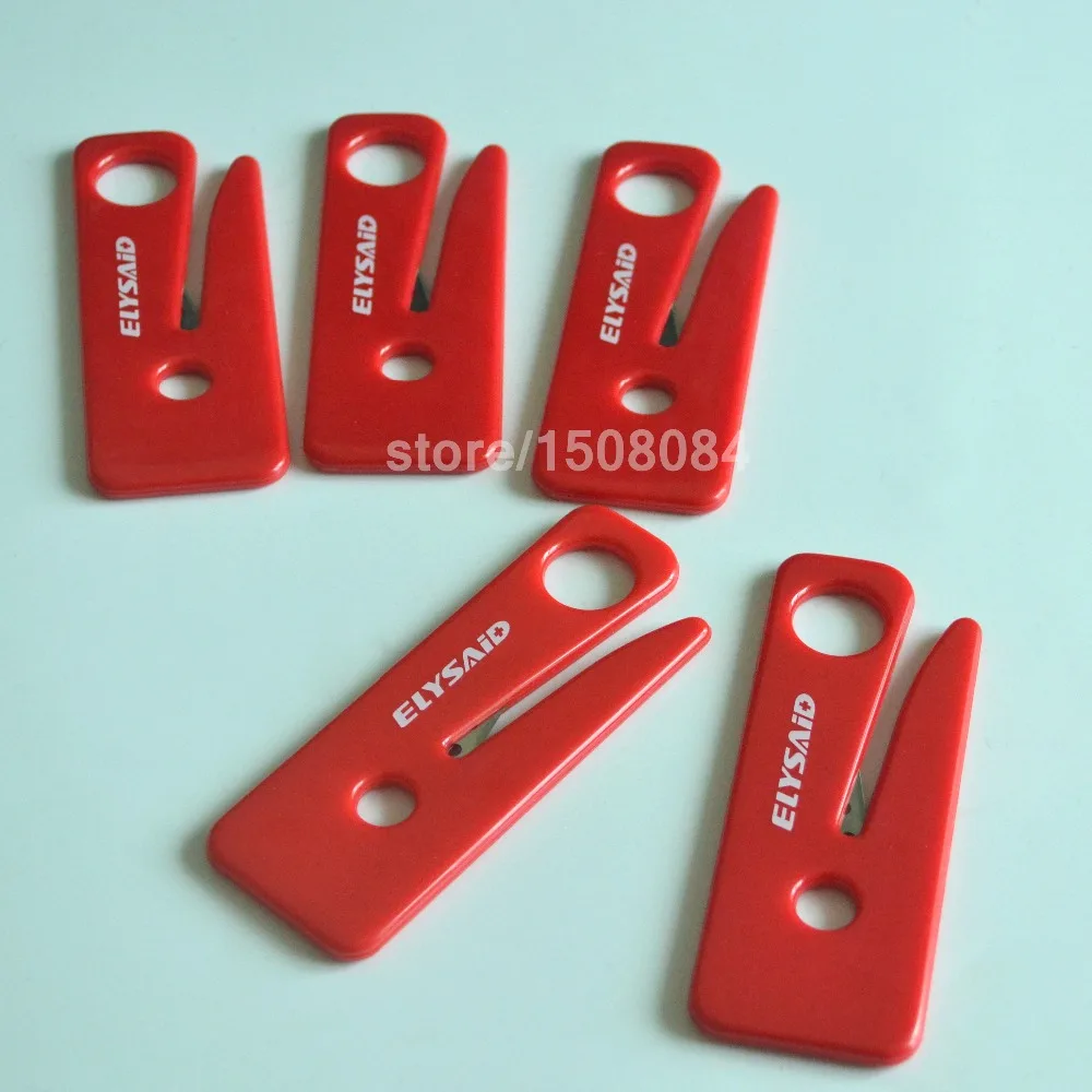 5Pcs Safety Emergency Seat Belt Cutter Automotive Escape Knife Outdoor Life-saving Equipment Stainless Steel Guarded Blade 6