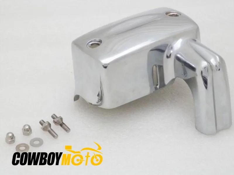 Chrome Motorcycle Brake Master Cylinder Reservoir Cover for Honda