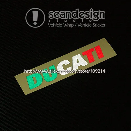 

For DUCATI Helmet Motorcycle Moto Bike Decal Reflective Sticker 09