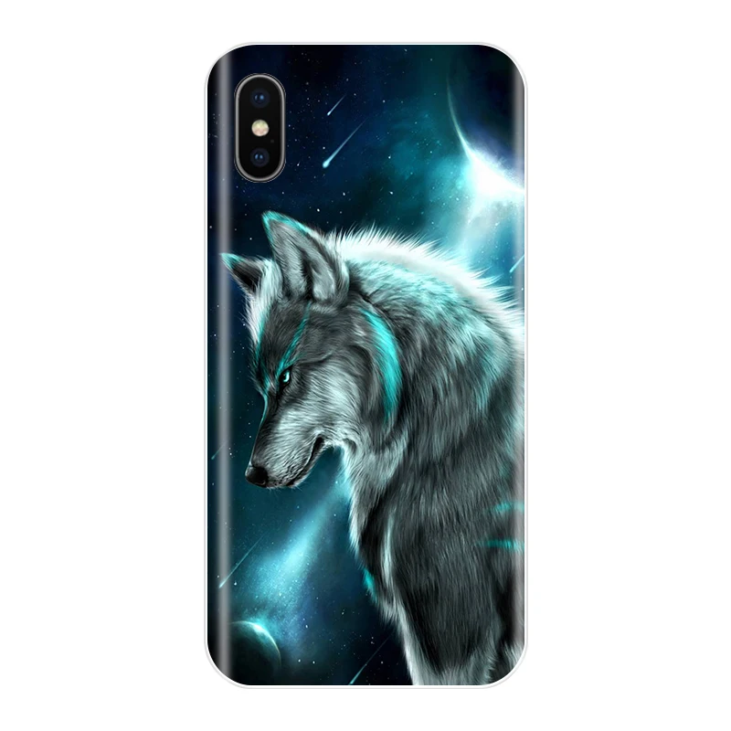 Чехол для Телефона iPhone X 10 8 7 6 S Plus Мягкая силиконовая задняя крышка из ТПУ с милым