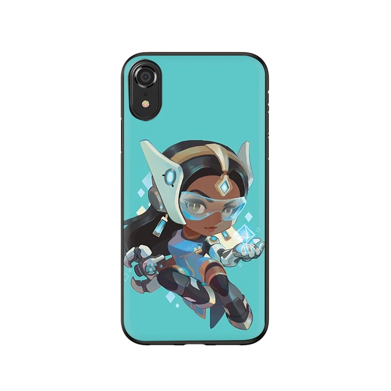 Мягкий чехол для телефона Overwatch OW для iphone 5 5S 6 6S Plus 7 8 Plus X XR XS 11 Pro Max - Цвет: B12