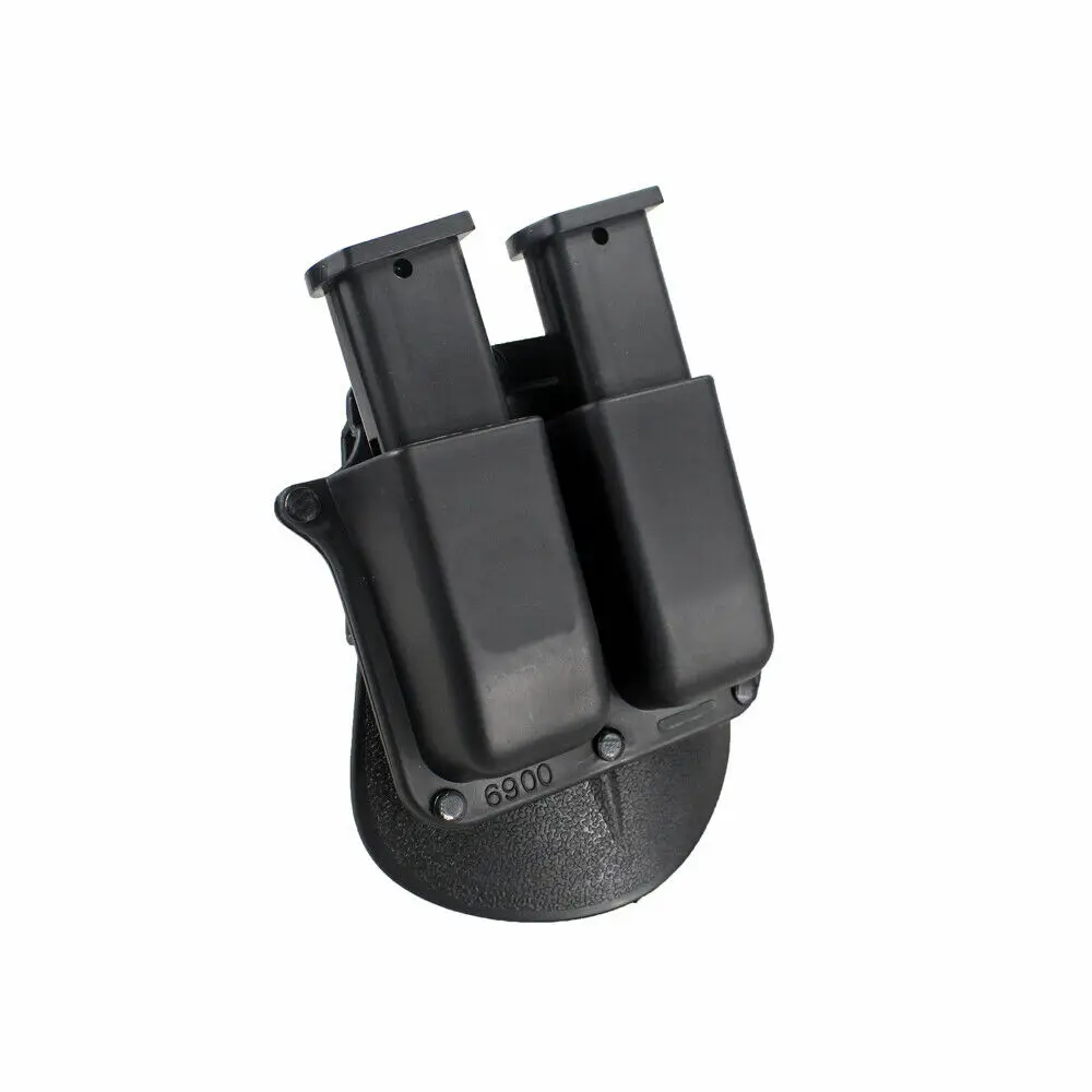 

Tactical Mag Pouch 6900 Paddle Style Double Magazine Pouch for Glock 9mm .40 Sig Sauer .357 .40