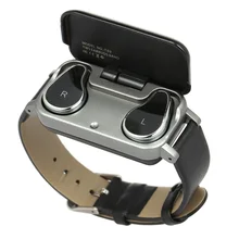 Смарт-часы фитнес-трекер TWS наушники 2в1 беспроводные Bluetooth наушники трекер активности часы водонепроницаемый смарт-браслет ремешок