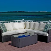 Диван мебель гостиная Mateus открытый плетеный 6 шт. модульная гостиная установка