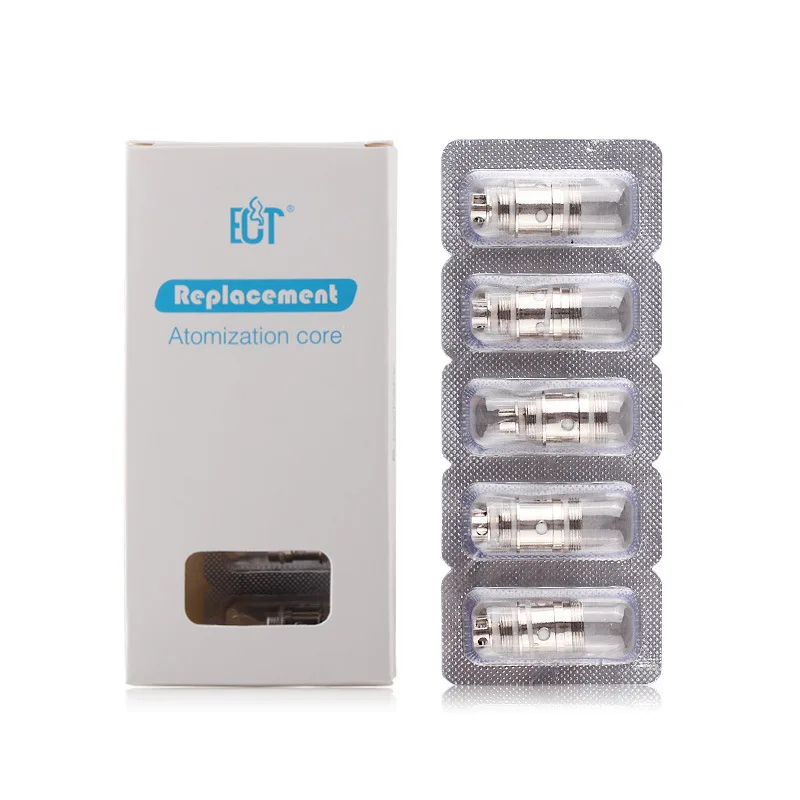 

5pcs/lot 100%Original Best Replaceable Coil Head For ECT ET30P Atomizer,2.5ml mini Fog Clearomizer Vaporizer Core