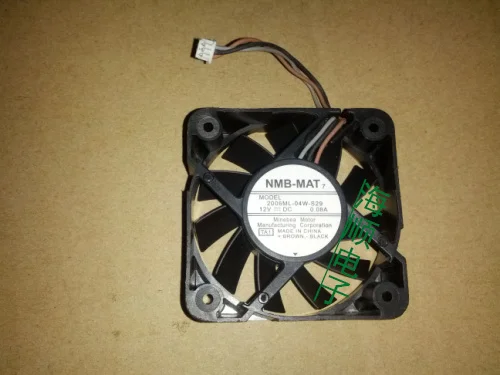 

NMB 2006ML-04W-S29 TA1 DC 12V 0.08A 50x50x15mm 3-wire Server Cooler Fan