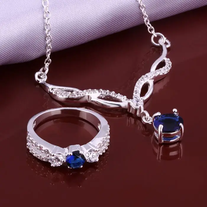 

LKNSPCS641 925 sterling silver jewelry set, fashion jewelry set Necklace 534 Ring 399-8 /dgwalyda dsoamjva