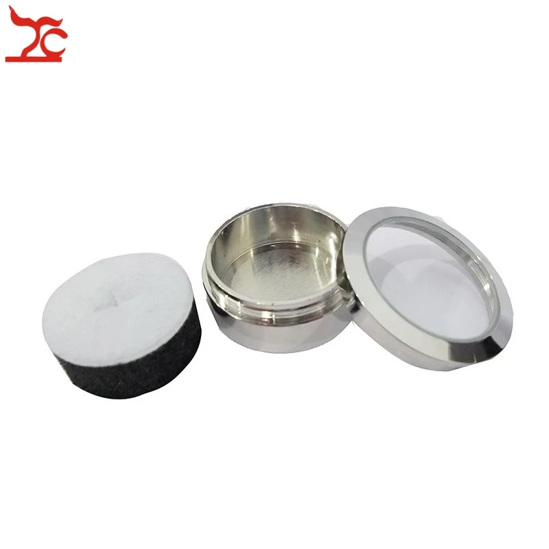 10Pcs Stainless Steel Gem Diamond Display Storage Box Reversable Doubleside Usage Sponge Bead/Stud Earring Rhinestone Box