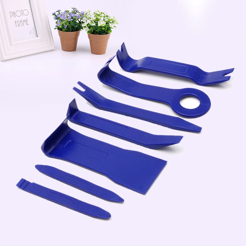 

7Pcs Car Interior Dash Moulding Trim Audio Stereo Door Removal Repairing Pry Kit