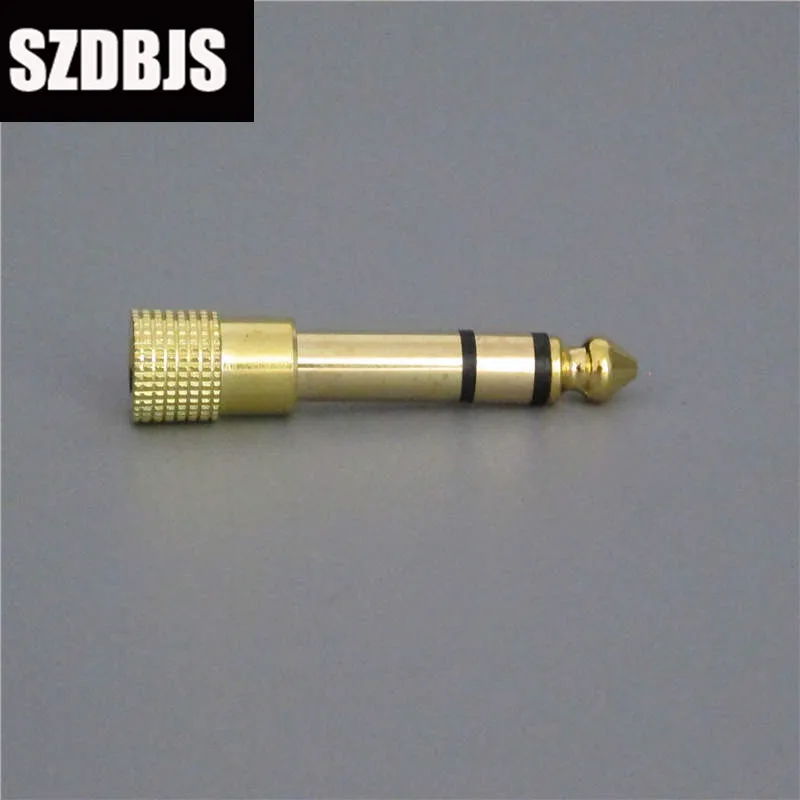 

6.5MM Male to 3.5MM Female Jack Plug Audio Headset Microphone Guitar Recording Adapter 6.5 3.5 Converter Aux Cable Gold Plated