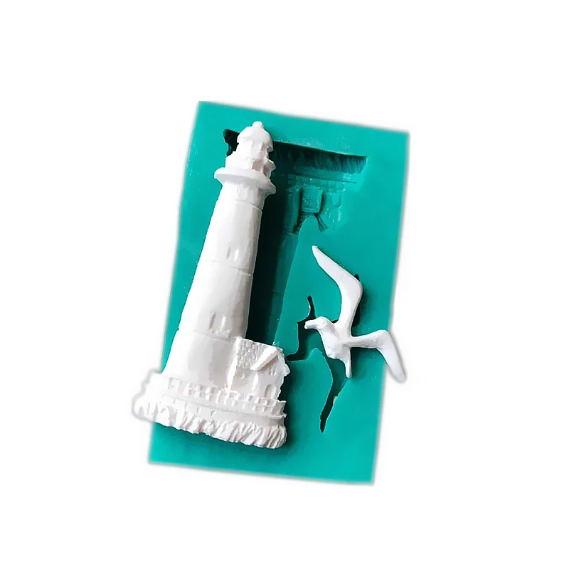 

Seagull/Castle Shape Fondant Cake Silicone Mold Pastry Chocolate Mould DIY Cake Decoration Baking Tools Candy Biscuits Molds