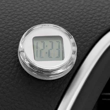 Автомобильный орнамент универсальные водонепроницаемые мотоциклетные электронные часы красочные часы для мотоцикла самоклеящиеся цифровые часы аксессуары