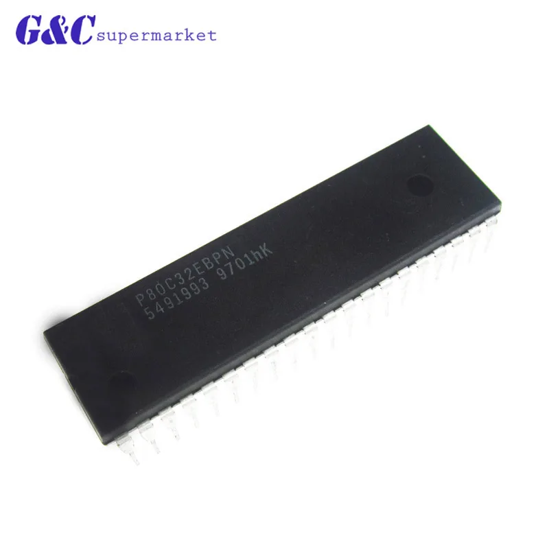 

1/5PCS P80C32EBPN 80C32 CPU CMOS 8Bit ICs DIP40 microcontrollers