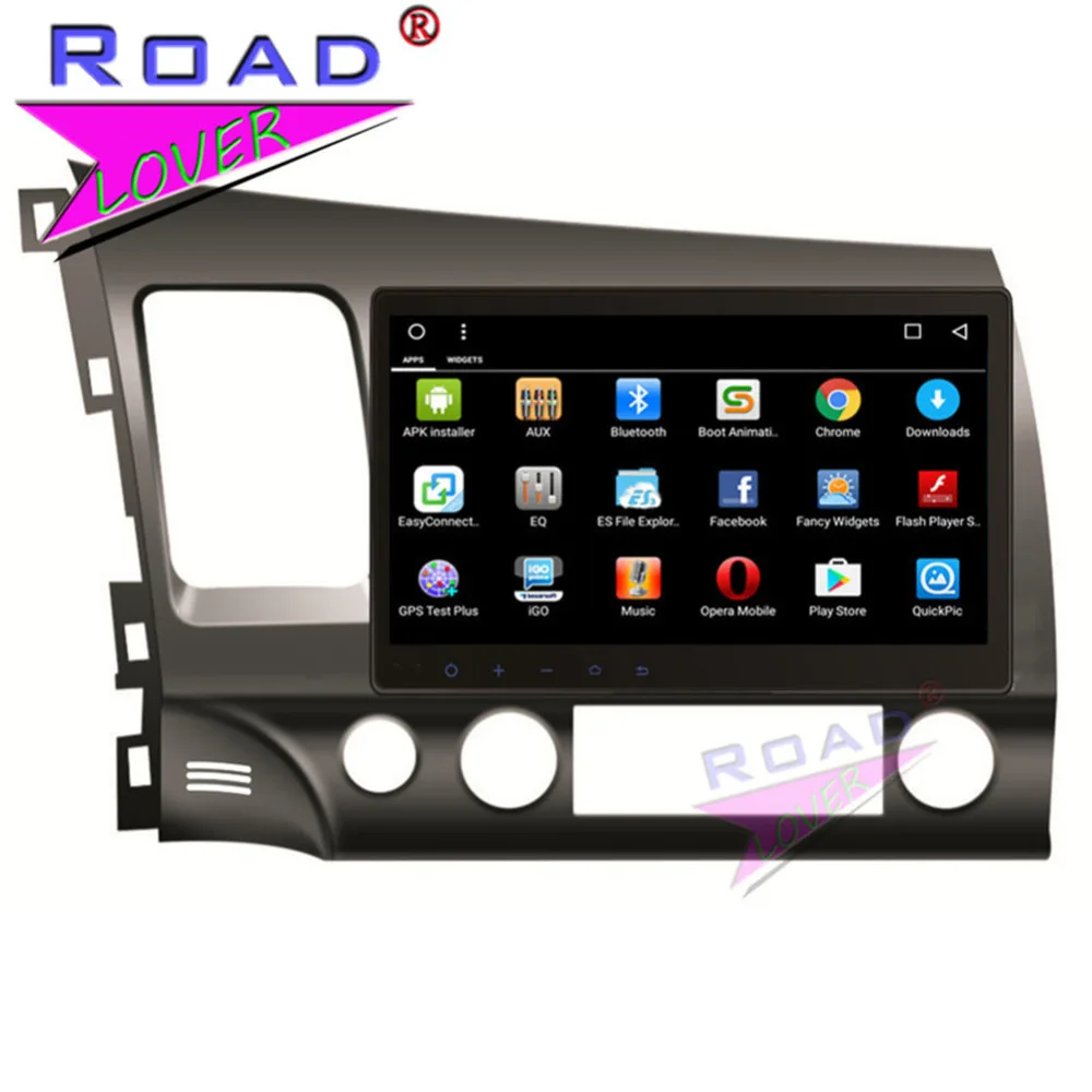 Excellent Roadlover Android 8.1 Car Multimedia Player Radio For Honda Civic 2006-2011 Stereo GPS Navigation Automagnitol Double Din NO DVD 1