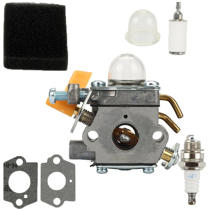 

High Quality Carburetor Air Filter Set Fits For Homelite UT-20042 UT-20022 B25C UT20026 UT20046 Carburetor Accessories
