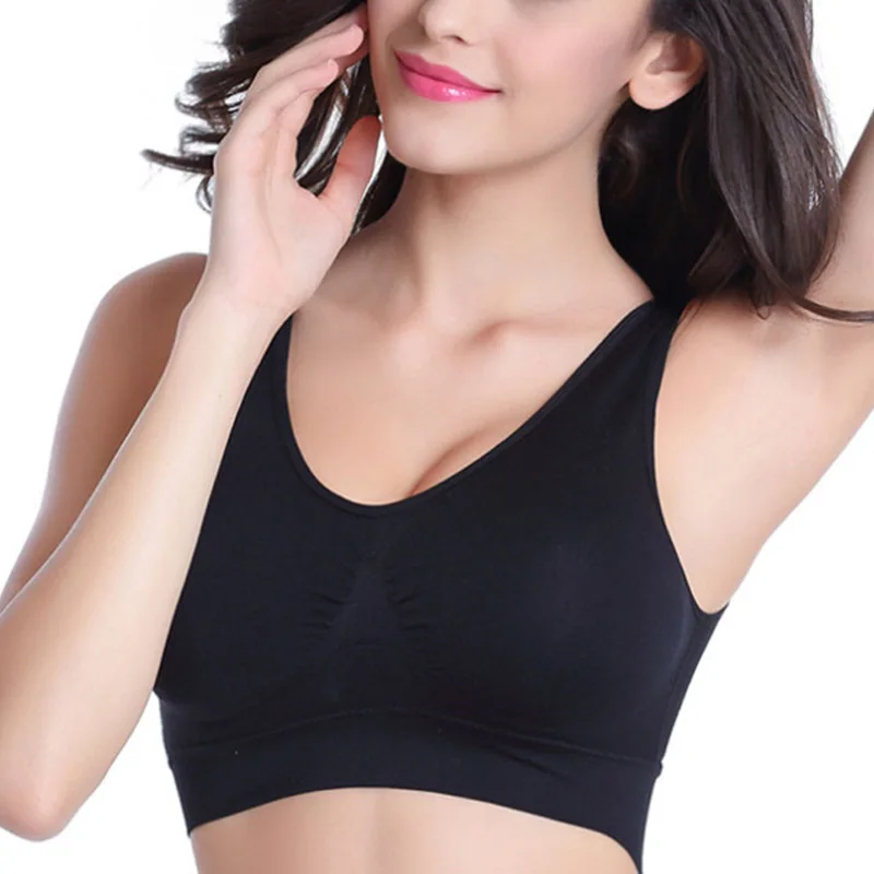 

New Girls Solid Bra Underwear Cotton Hasp Wireless Young Girl Sporting Bra Small Vest Design F0031