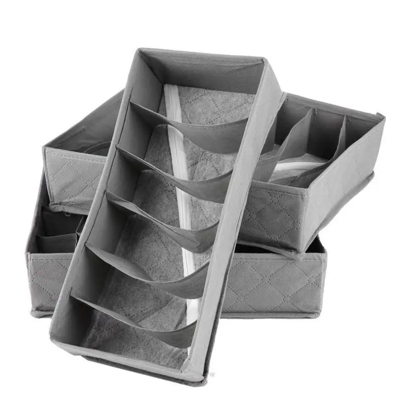 3pcs/set Multifunctional Clothes Socks Bra Ties Underwear Storage Boxes Organizer Container Home Storage Box 3pcs/set Multifunctional Clothes Socks Bra Ties Underwear Storage Boxes Organizer Container Home Storage Box