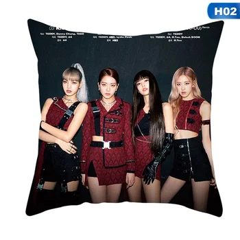 

blackpink KILL THIS LOVE Cushion Cover Magical Throw Pillowcase TWICE FANCY YOU Pillow Case For Home Decor 45*45cm