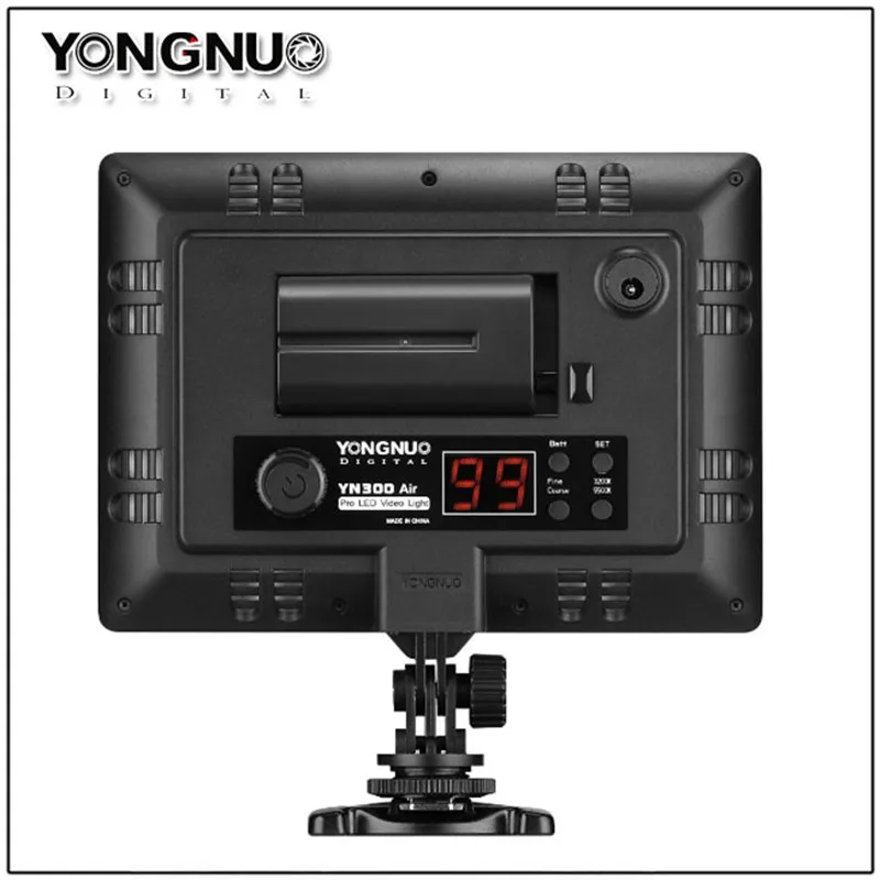 Фото YONGNUO YN300 Air Светодиодная лампа для видеосъемки 3200K-5500K Светодиодная лампа для фотосъемки Светодиодная лампа для видеосъемки камера 96 светильник для Canon Nikon №2