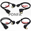 0.1M 10CM Up & Down & Right & Left Angle HDMI 1.4 A type Male to Female 1.4v Extension connector adapter cable hdmi v1.4 Angled ► Photo 2/2