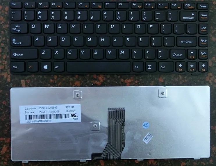 Free shiping New Laptop QWERTY replacement keyboard for LENOVO G480 G480A G485 G485A Z380 Z480 Z485 Black US Layout | Компьютеры и