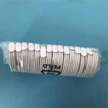 10 шт. USB кабель для передачи данных зарядное устройство для iphone 8 7 6 6s plus 5s AAAA качественная тканая сетка 1 м/3 фута 3,0 мм данные с зеленый ярлык