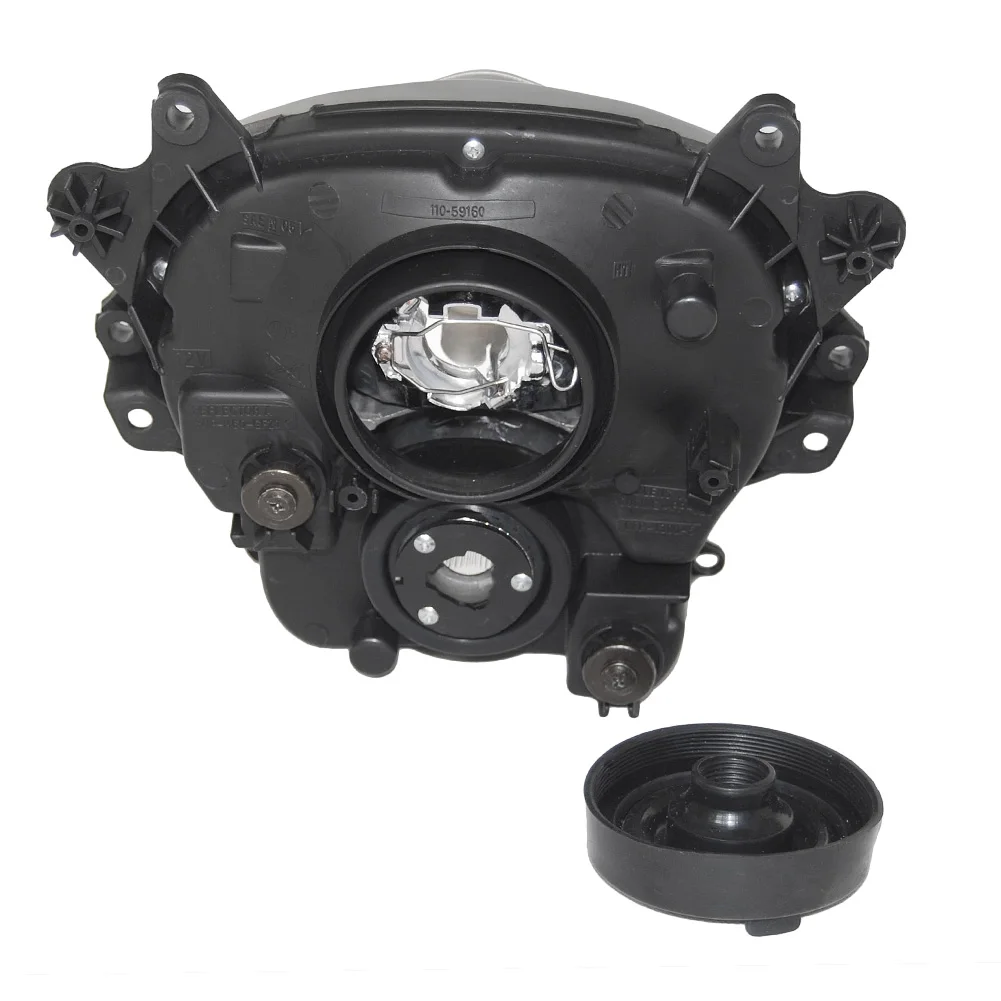 Motorcycle Headlight for Suzuki GSXR 1000 K7 2007 2008, Black Front Motor Headlamp Lighting Lights, China Parts