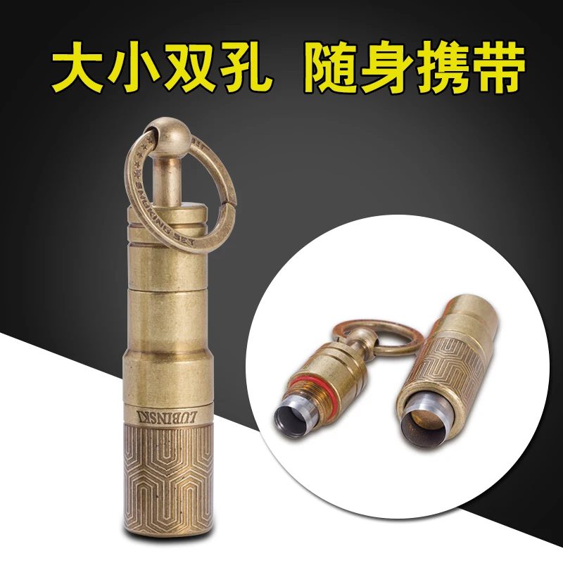 

Lubinski Gadget High Quality Luxury Useful Antique Bronze Double Size Cigar Punch Cutter with Gift package