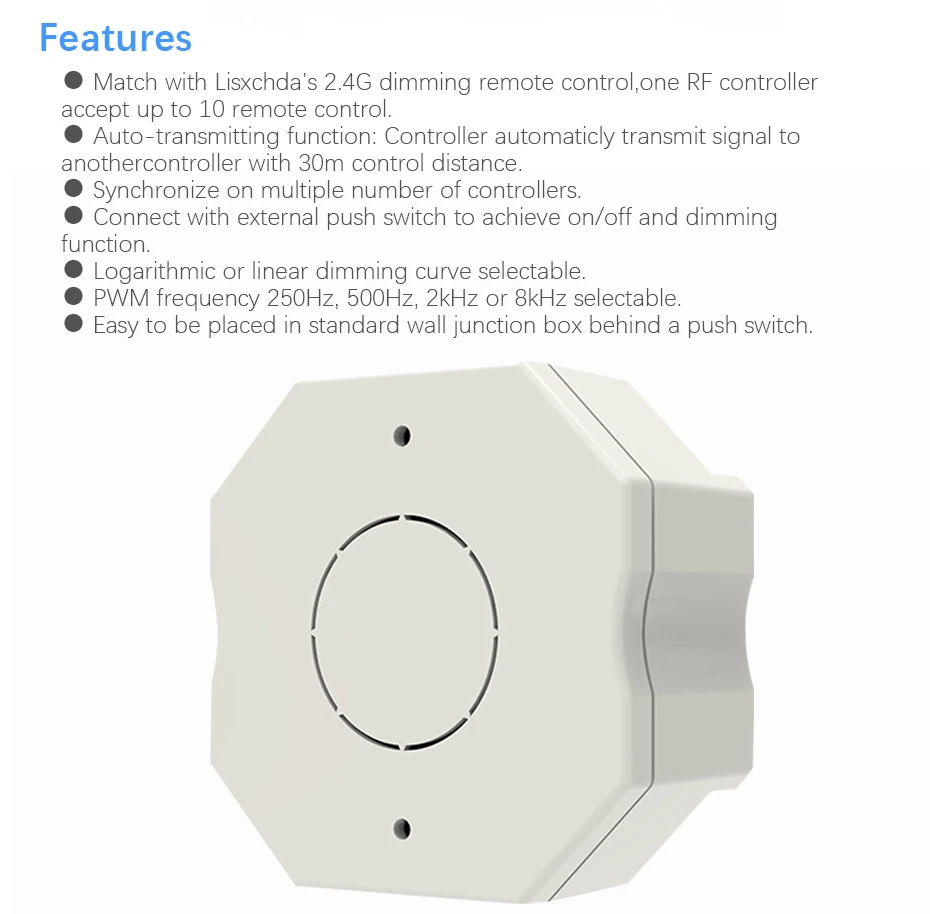 Светодиодный Dimmer12V 24V 36V 48V PWM беспроводной РЧ светодиодный диммер вкл. Выкл. С пультом дистанционного управления 2,4G wifi диммер для одноцветной светодиодной ленты светильник