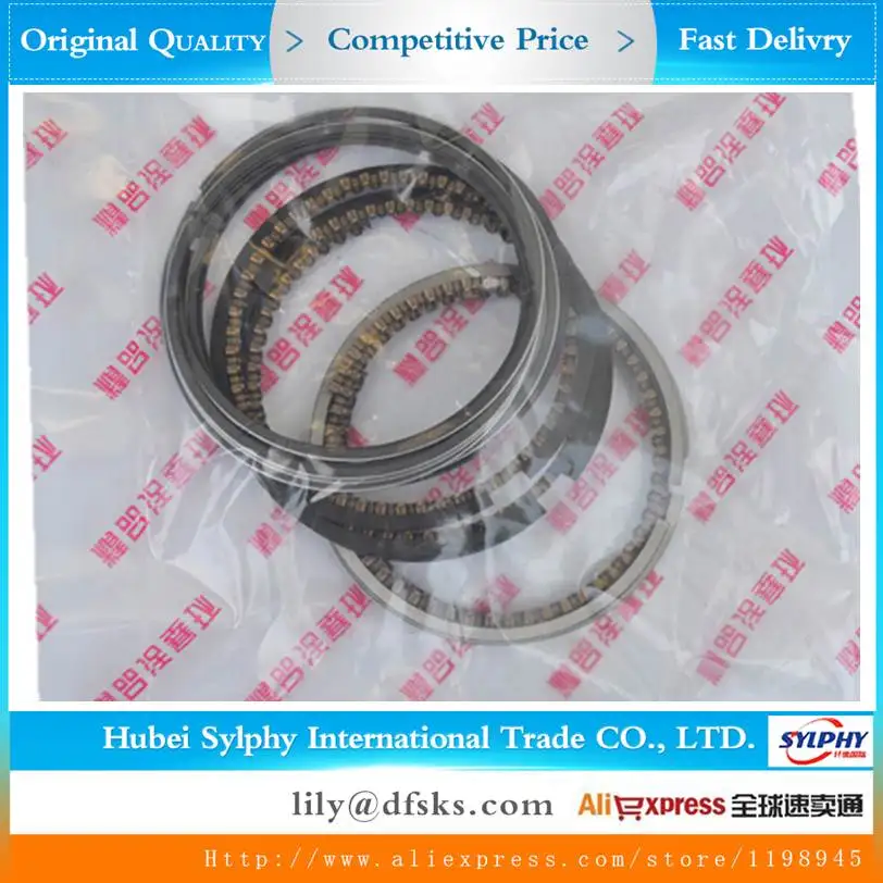

Piston Ring EQ465i-21 STD 0.25 0.50 for DFSK Mini Truck and Bus Van Cargo
