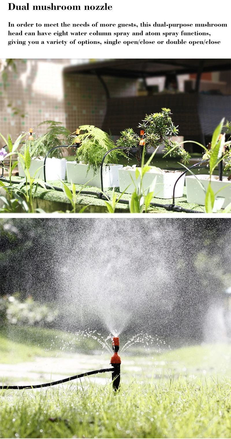 Горячая автоматический полив растений Автоматическая капельная система полива компоненты комплект контроллер полива таймер садовая вода