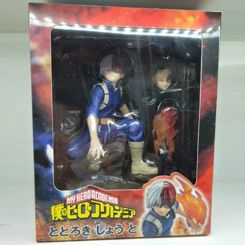 Моя геройская академия Тодороки полуколени. ПВХ экшн фигурка No Hero Izuku Midoriya Deku Bakugou