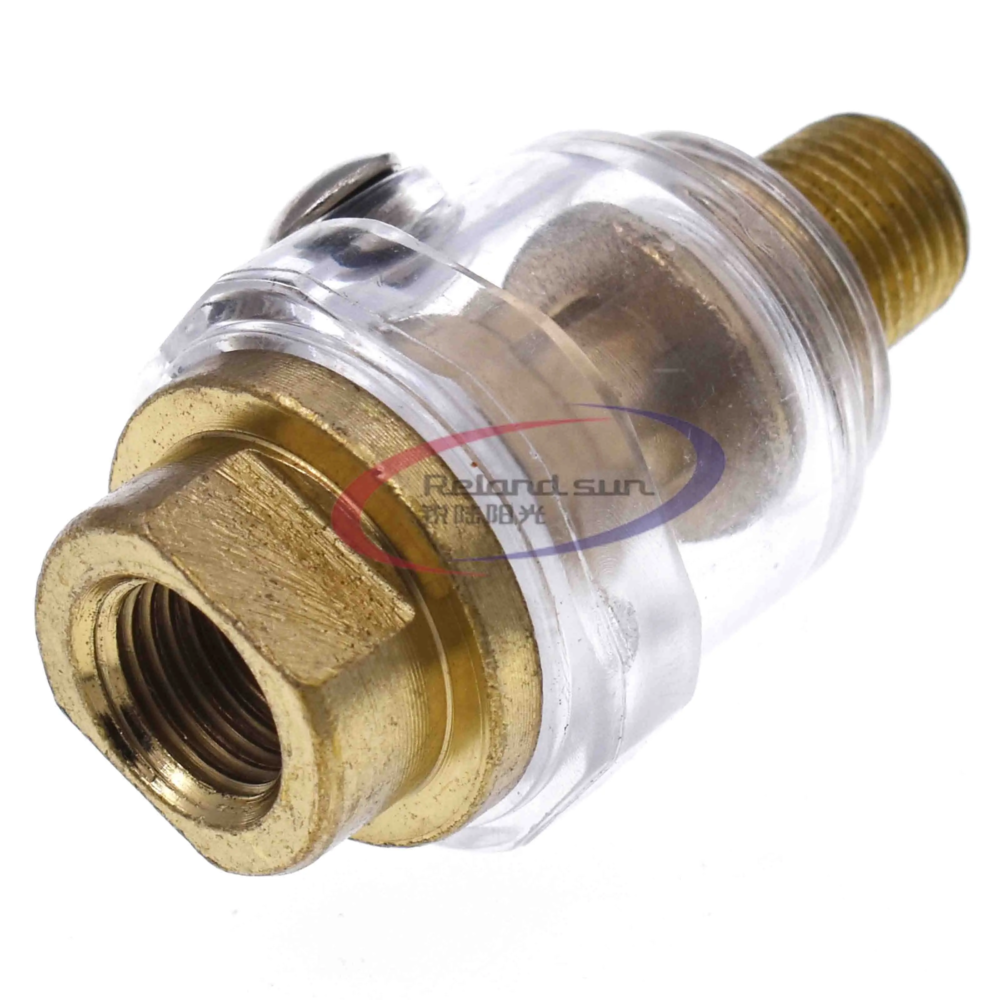 

Hardware Oiler Lubricator of 1/4" BSP Mini In-Line Oiler Lubricator for Pneumatic Tool & Air Compressor Pipe