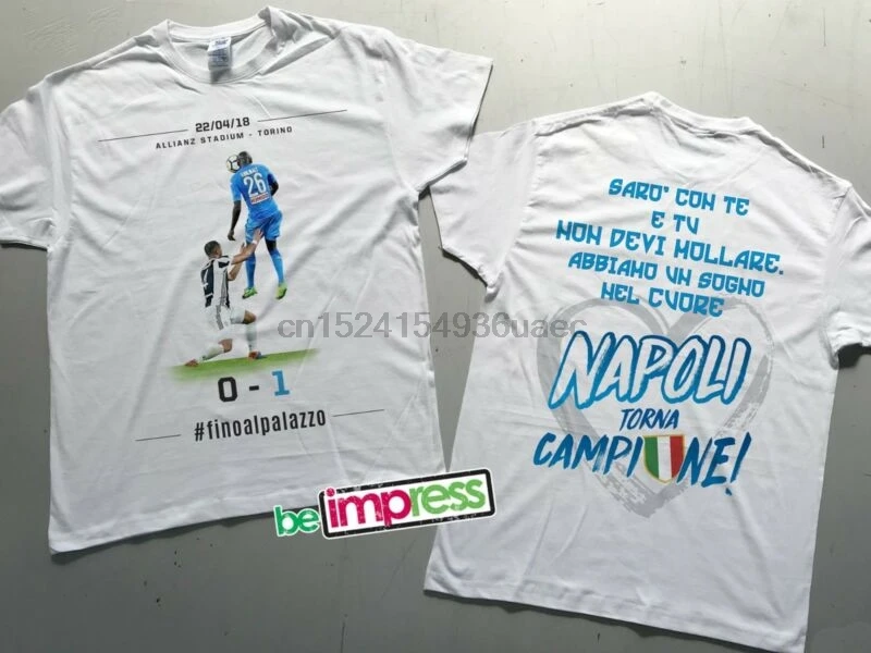 

T-Shirt Maglia Calcio Gol Koulibaly Juve - Napoli FINO AL PALAZZO