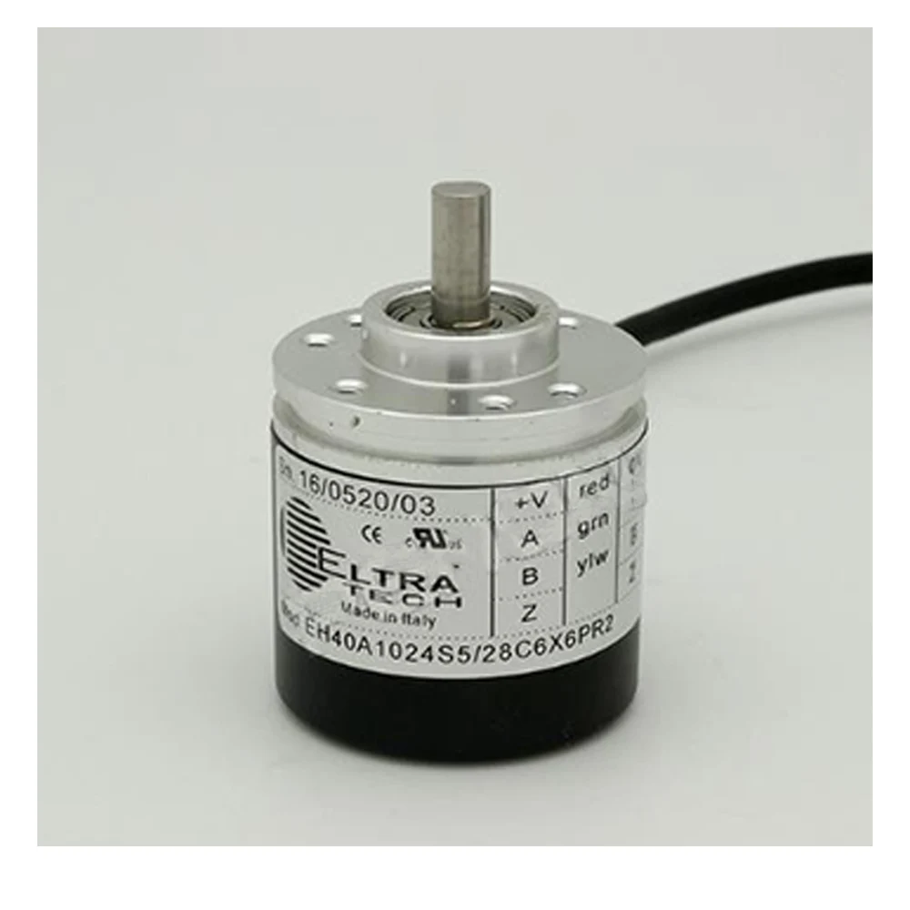 New El58b1024z5/28n10x3ma Eltra Rotary Encoder 6mm Solid Shaft 1204