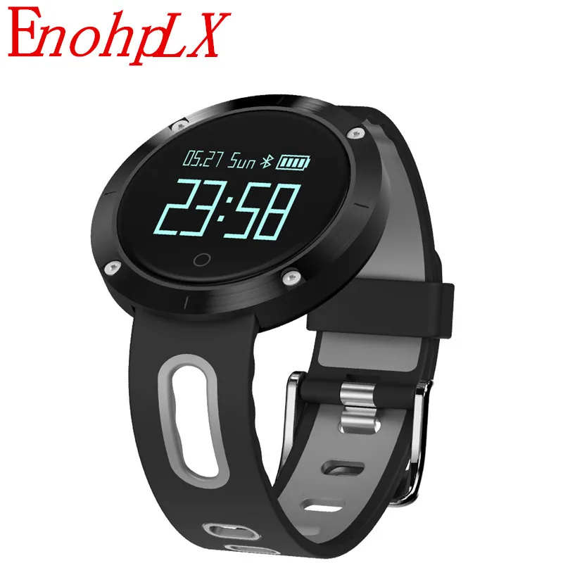

EnohpLX DM58 Smart Band Blood Pressure Heart Rate Monitor Waterproof Smart Wristband Call SMS SNS Remind Activity Tracker Smart