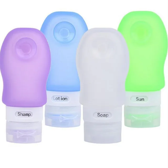 Refillable Bottles Travel Containers Portable Soft Silicone Containers